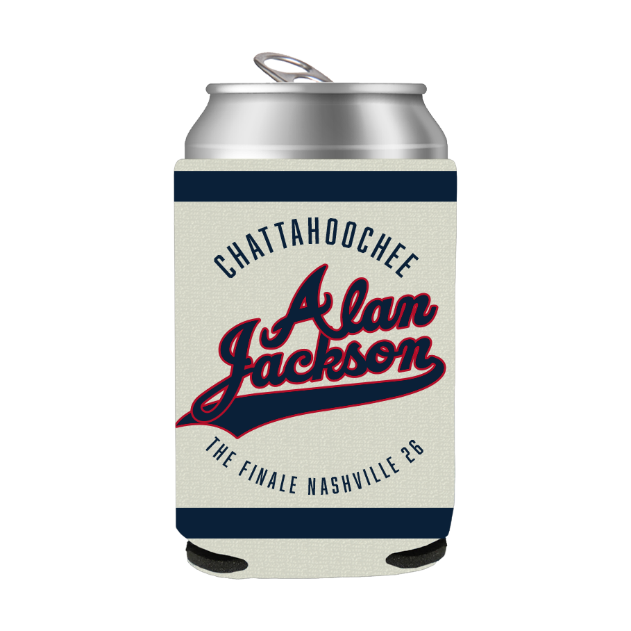 Cream Baseball Koozie