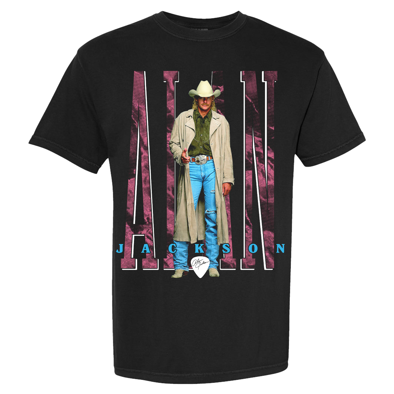 Retro Finger Gun Black Tee