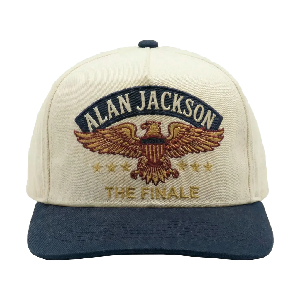 Navy & Cream Eagle Hat