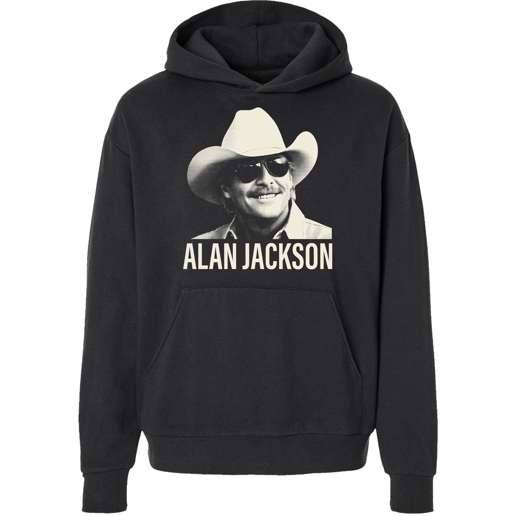 Alan Jackson Black Hoodie