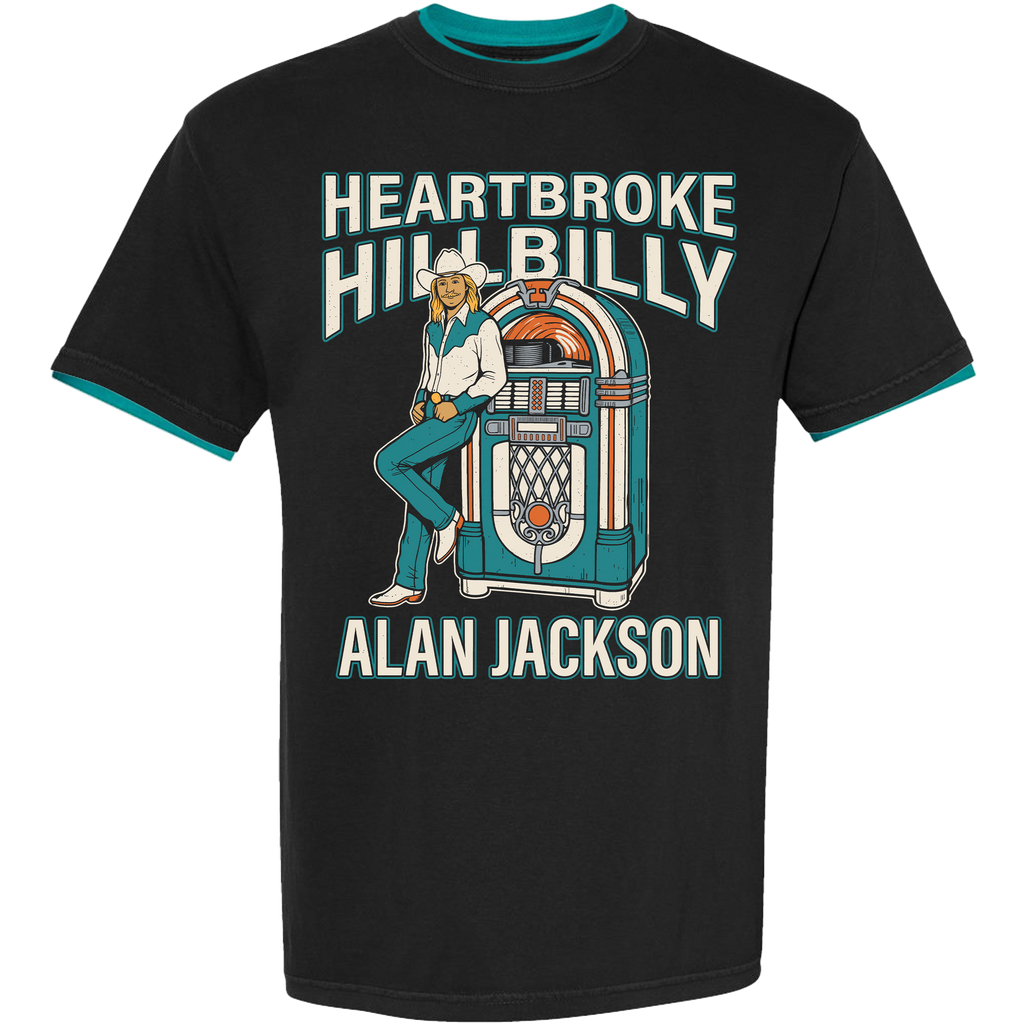 Heartbroke Hillbilly Double Collar Tee