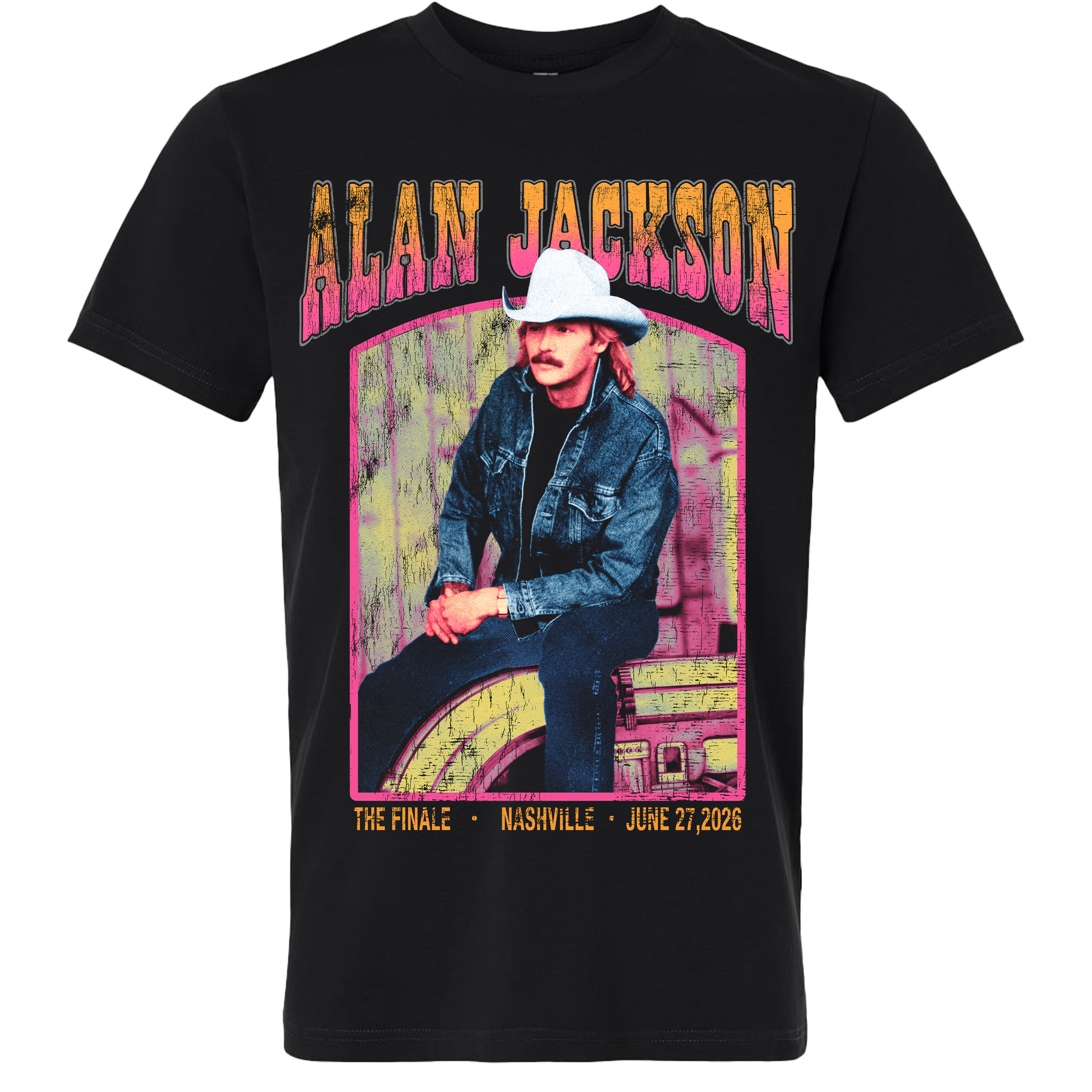 Jukebox Sitting Alan Black Tee