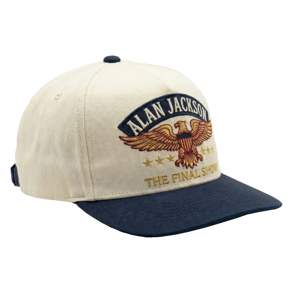 Navy & Cream Eagle Hat