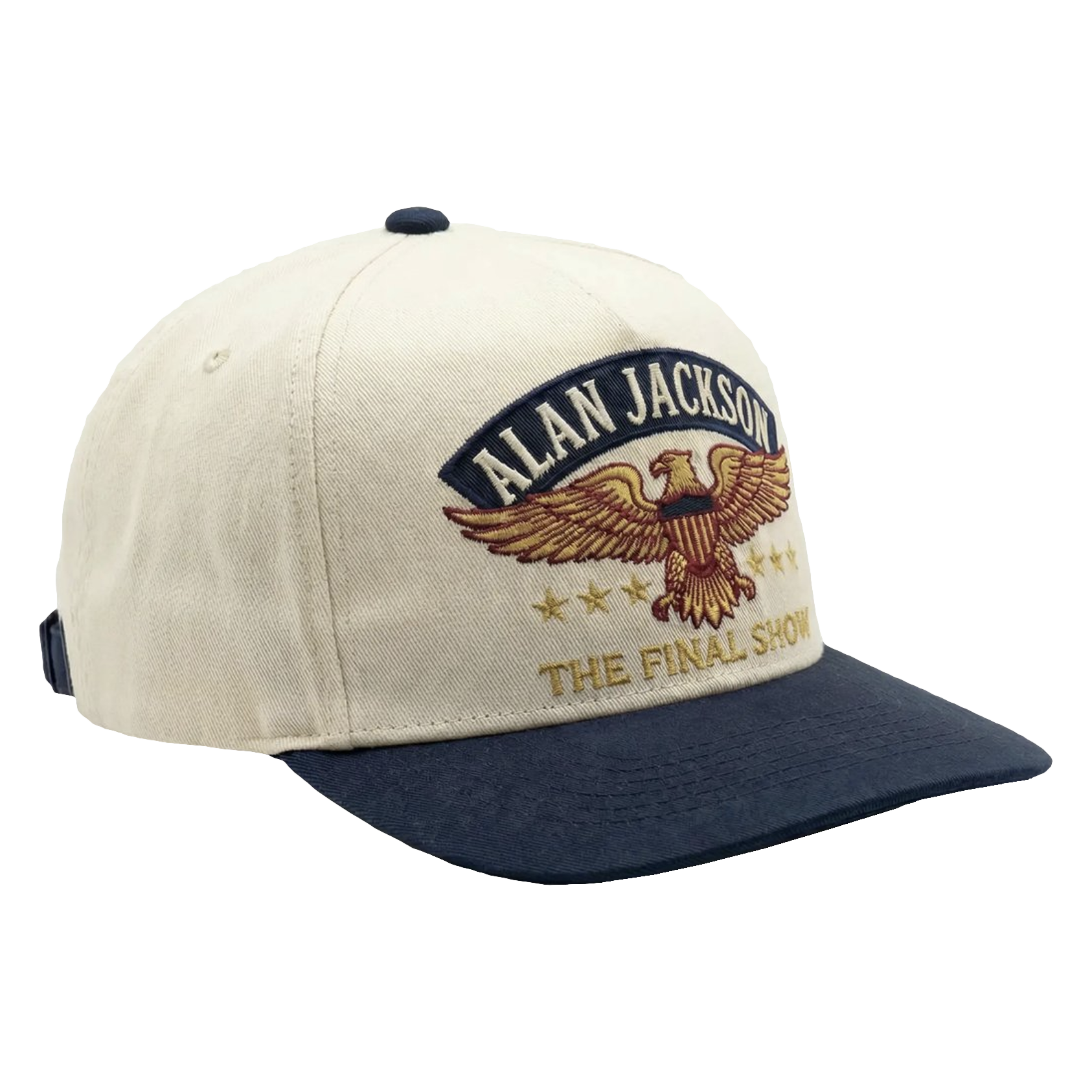 Navy & Cream Eagle Hat