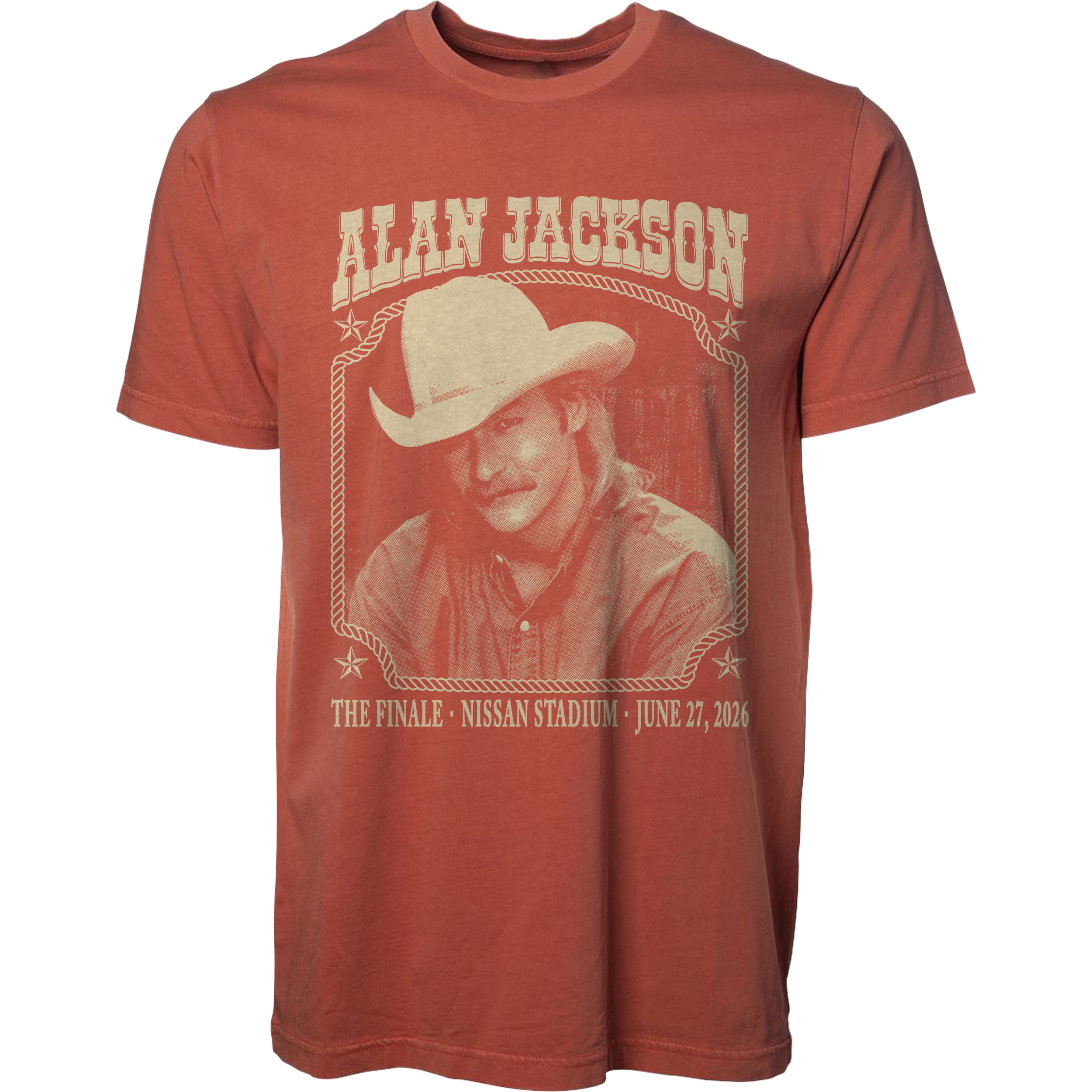 The Finale Rope Alan Burnt Orange Tee